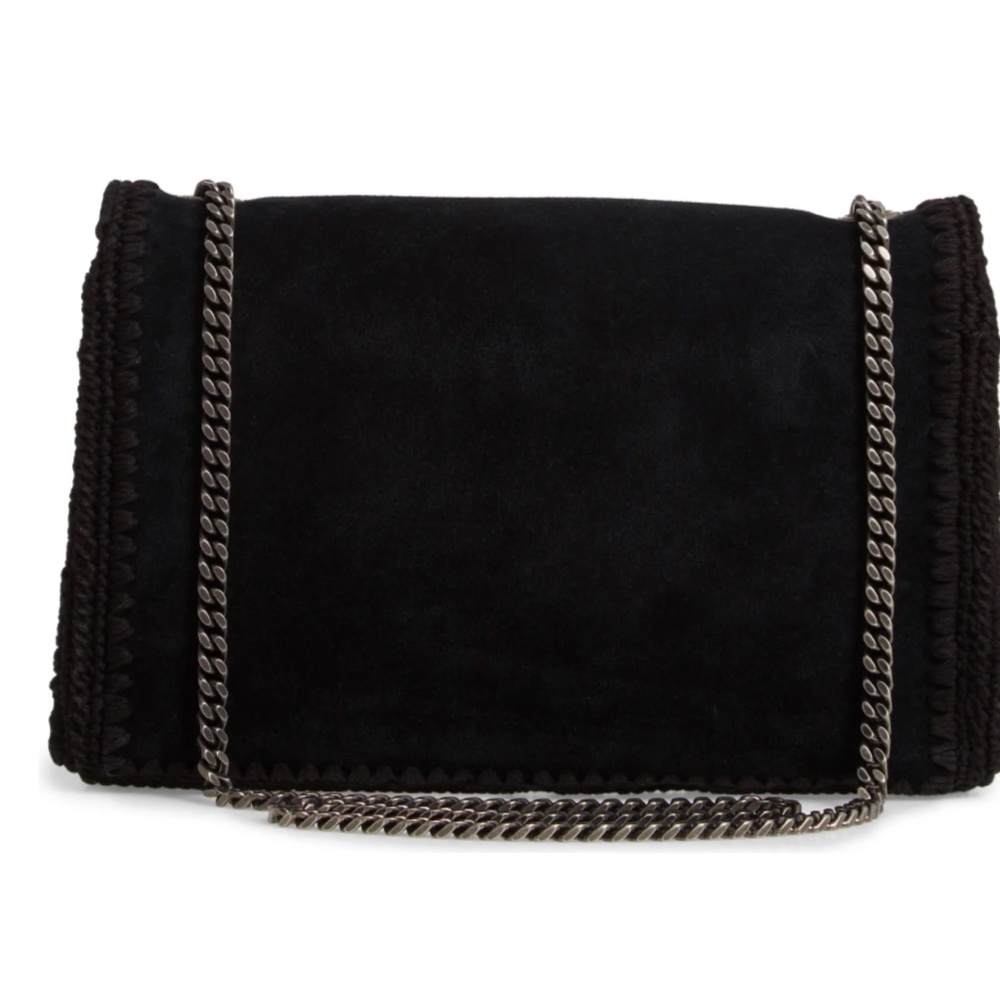 New Authentic SAINT LAURENT Medium Kate Whipstitch Suede Shoulder Bag - Picture 4 of 15